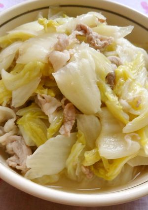 白菜と豚こま肉のレモン煮-レシピのメイン写真