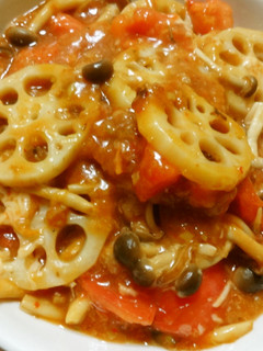れんこんとしめじのチーズチリソース-レシピのメイン写真