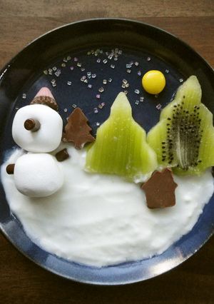 ヨーグルトアート-レシピのメイン写真