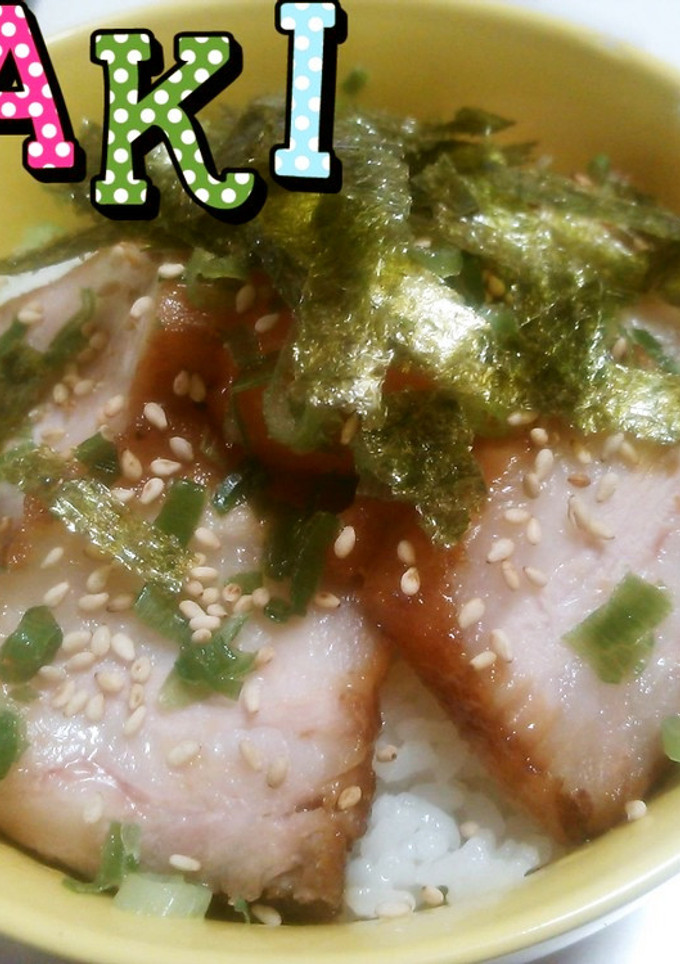 簡単♪焼豚（煮豚）丼☆-レシピのメイン写真