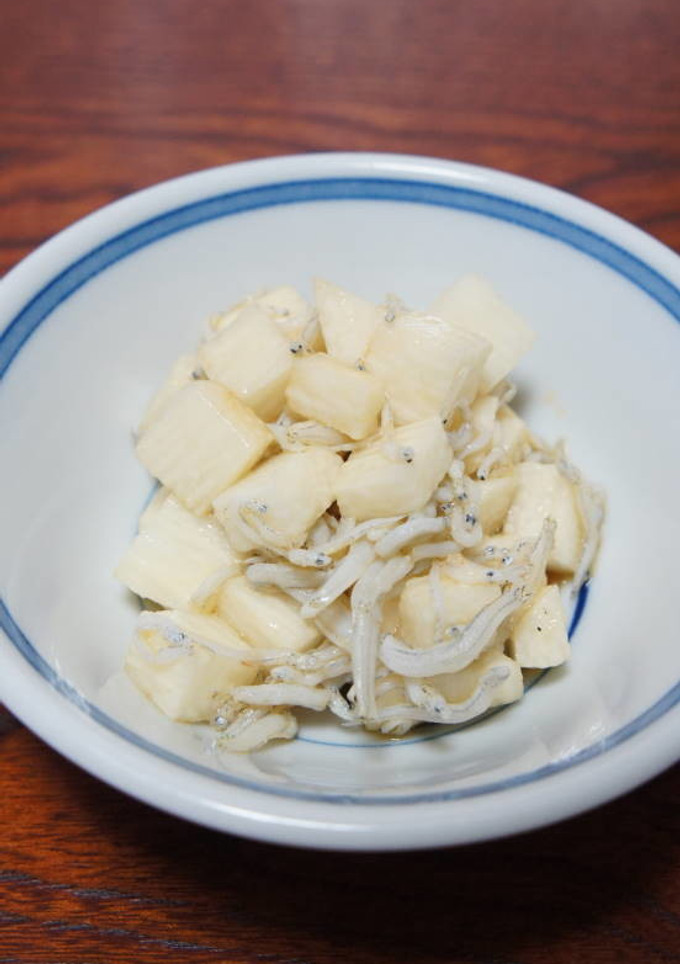 長いもとしらす干しの和え物-レシピのメイン写真