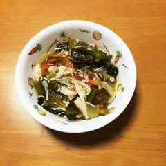 夜遅い時にも！野菜たっぷりサンラータン風-レシピのメイン写真