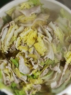 白菜と豚バラなべ-レシピのメイン写真