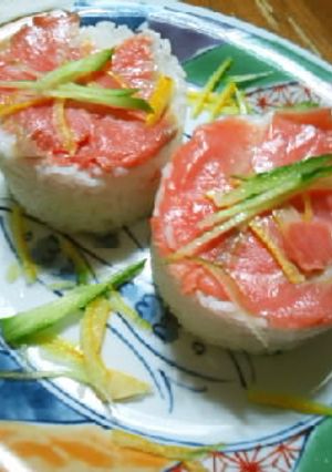 サーモンミニすし-レシピのメイン写真