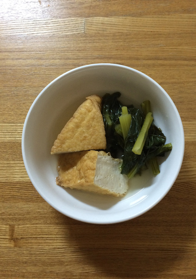 小松菜と厚揚げの煮物-レシピのメイン写真