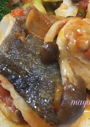 鶏肉とタラのトマト煮-レシピのメイン写真