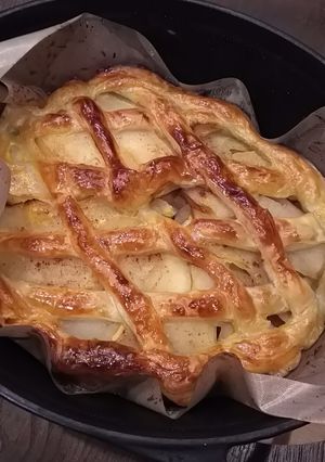 ダッチオーブンでアップルパイ-レシピのメイン写真