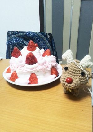 Christmasケーキ(ミー姉妹)-レシピのメイン写真