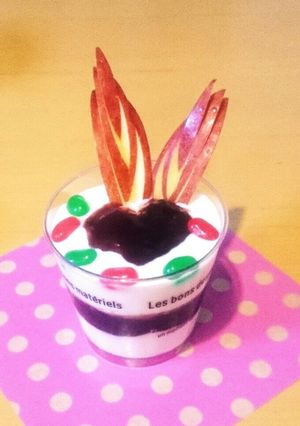 カップでパフェ風♪ヨーグルトアート-レシピのメイン写真