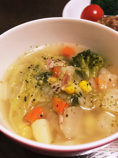 冷え性と美容に!食べる野菜スープ♪-レシピのメイン写真