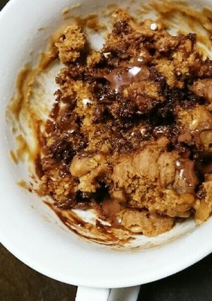 電子レンジでとろーりチョコケーキ-レシピのメイン写真