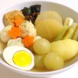 野菜いろいろ&エビホタテ団子のおでん♪