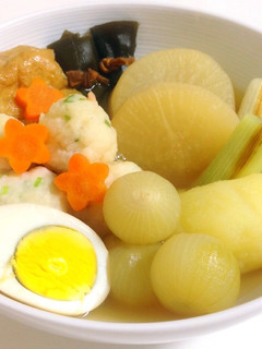 野菜いろいろ&エビホタテ団子のおでん♪-レシピのメイン写真