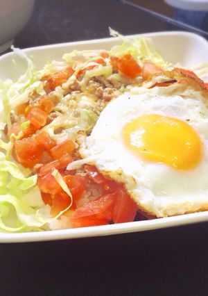 簡単★しょうが焼きのタレでタコライス-レシピのメイン写真