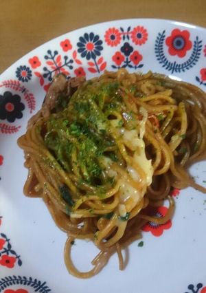チーズ入りもちもち焼きそば(^^♪-レシピのメイン写真