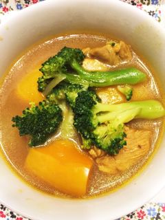 鶏肉と野菜のスープカレー-レシピのメイン写真