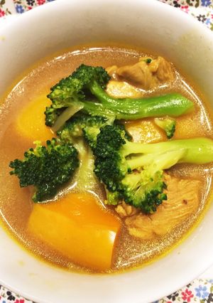 鶏肉と野菜のスープカレー-レシピのメイン写真