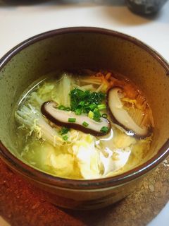 簡単‼︎*卵とキノコのぽかぽかスープ*-レシピのメイン写真