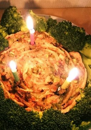 小麦卵乳不使用！油揚げ切り株ミートローフ-レシピのメイン写真