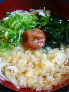 梅わかめうどん-レシピのメイン写真