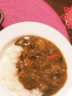 セロリ嫌いでも♡セロリ丸ごとひき肉カレー-レシピのメイン写真