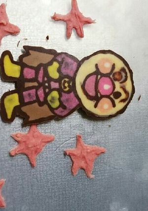 アルファベットチョコでチョコアート-レシピのメイン写真