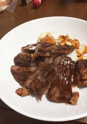 ちょっとした贅沢☆ステーキ丼-レシピのメイン写真
