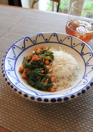 ひよこ豆とじゃがいもの簡単カレー-レシピのメイン写真