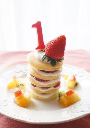 １歳の誕生日♪ファーストバースデーケーキ-レシピのメイン写真
