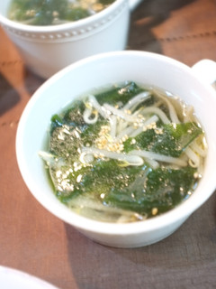 もやしとわかめの中華スープ-レシピのメイン写真