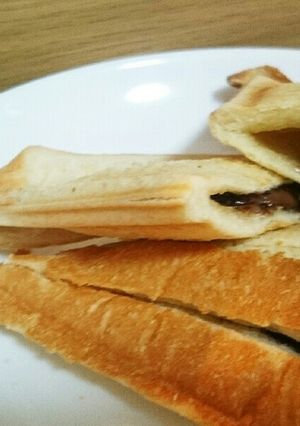 名糖アルファベットチョコホットサンド-レシピのメイン写真