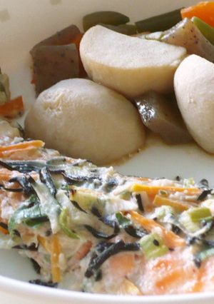 鮭のねぎ味噌焼き・保育園給食-レシピのメイン写真