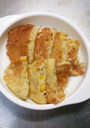じゃことチーズのホットケーキ＊離乳食-レシピのメイン写真