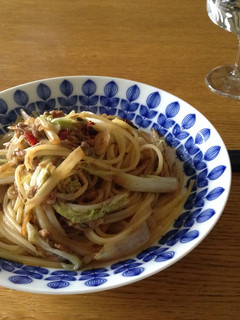 白菜とシーチキンのペペロンチーノ-レシピのメイン写真