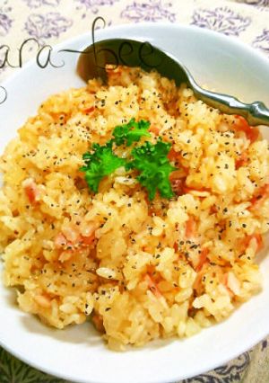 簡単激ウマ♡麺つゆバター大根ピラフ-レシピのメイン写真