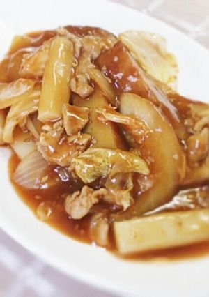 野菜たっぷり 甘辛トッポギ-レシピのメイン写真