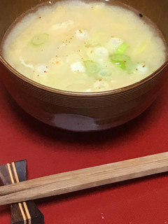*ちぎり白菜と薄い油揚げ*のお味噌汁-レシピのメイン写真