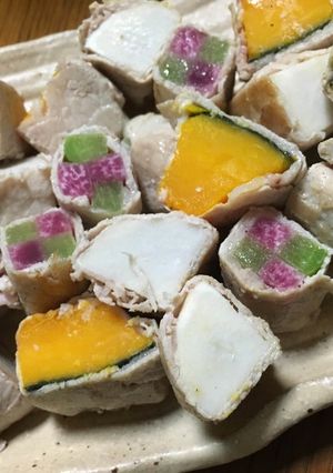 ノンメタポークの野菜巻き-レシピのメイン写真