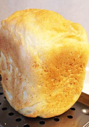 ノンバタ、オリーブオイルと冷やご飯食パン-レシピのメイン写真