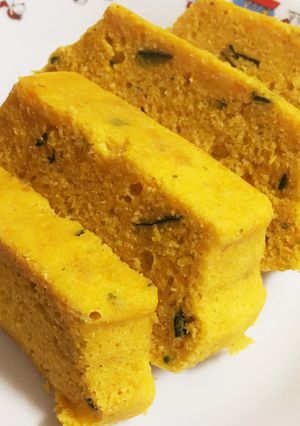 おからでヘルシー♡かぼちゃの蒸しケーキ-レシピのメイン写真