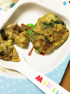 離乳食後期!簡単さつまいもハンバーグ-レシピのメイン写真