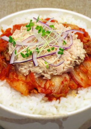 ツナキムチ丼-レシピのメイン写真