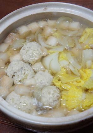 肉団子鍋であったまろ♪-レシピのメイン写真