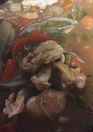 カレー豆乳鍋。鶏胸肉でもがっつり-レシピのメイン写真