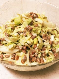 超簡単!納豆サラダ-レシピのメイン写真