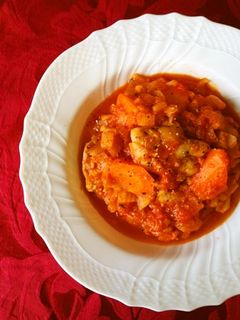 鶏もも肉のトマト煮込み-レシピのメイン写真
