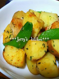 新じゃが&鶏肉✿バジル♥コンソメ炒め-レシピのメイン写真