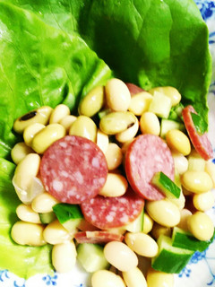 発芽大豆deデリ風サラダ-レシピのメイン写真