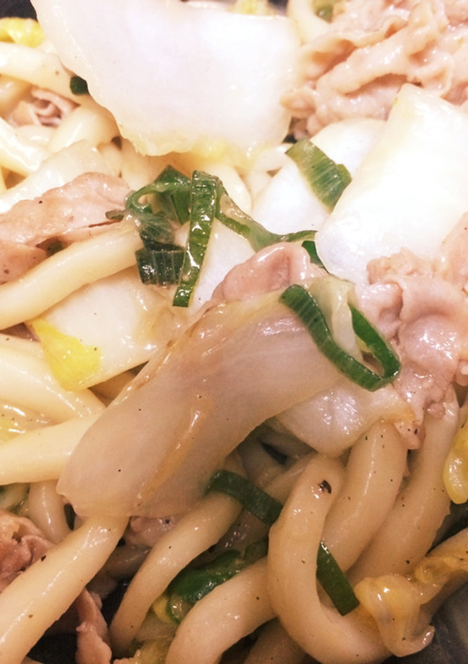 豚と白菜の中華焼きうどん-レシピのメイン写真
