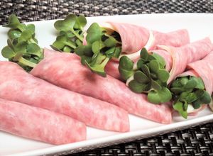 3分★おつまみにも★貝割れチーズハム巻♪-レシピのメイン写真